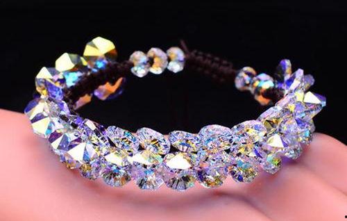 明星同款水晶手链款式,时尚水晶手链潮流解析